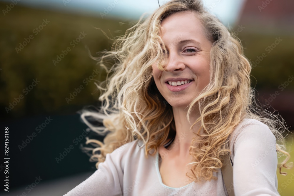 blond woman laughing blond woman laughing