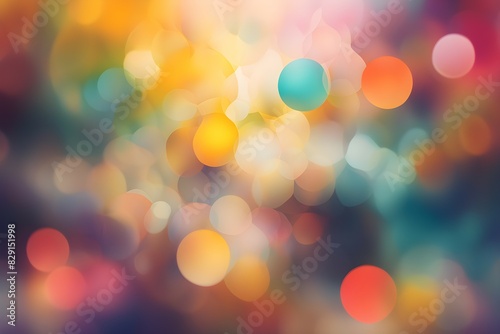 A colorful background with many different colored circles