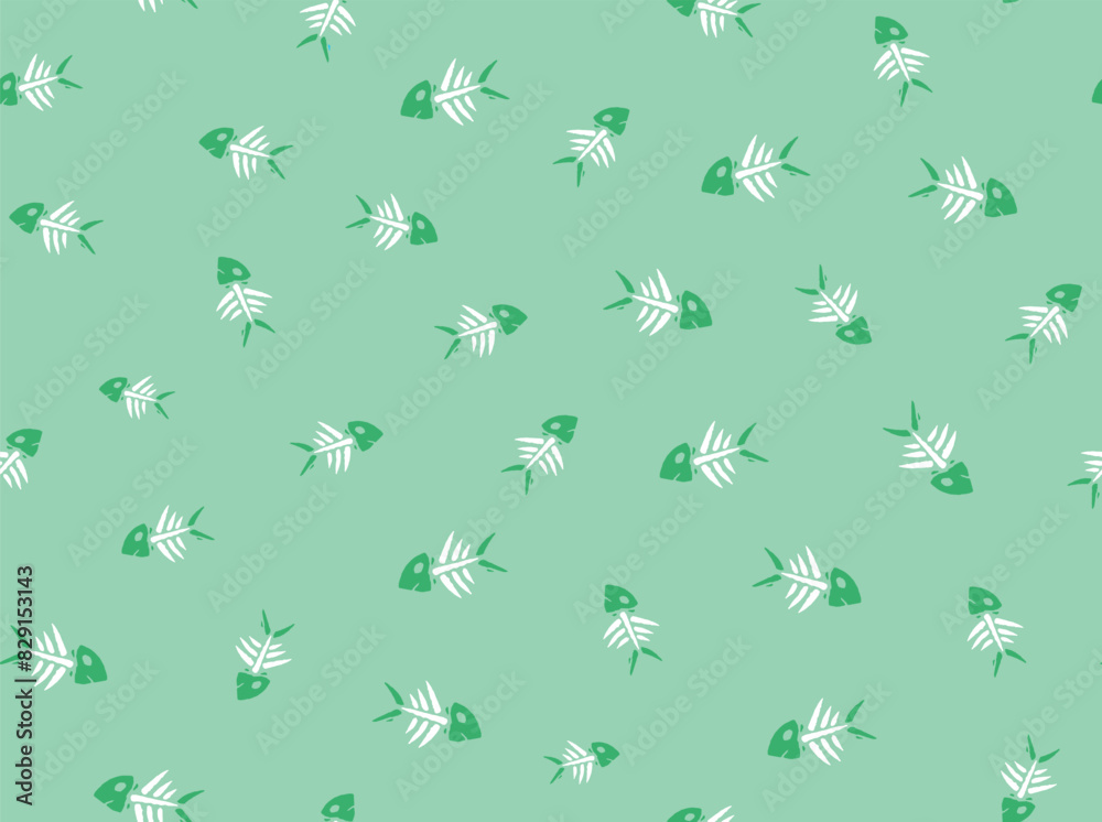 Vector fish pattern illustration. Art with stylized fish in simple lines. Design for wallpapers, backgrounds, fabrics, etc. Vector fish pattern illustration. Art with stylized fish in simple lines. Design for wallpapers, backgrounds, fabrics, etc.