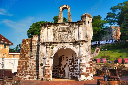 ファモサ・マラッカ要塞　マレーシア　A Famosa, Malacca, Malaysia