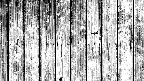 11-56. Wood board Texture Effect - Illustration. Black and white vector textures in scratch background.
