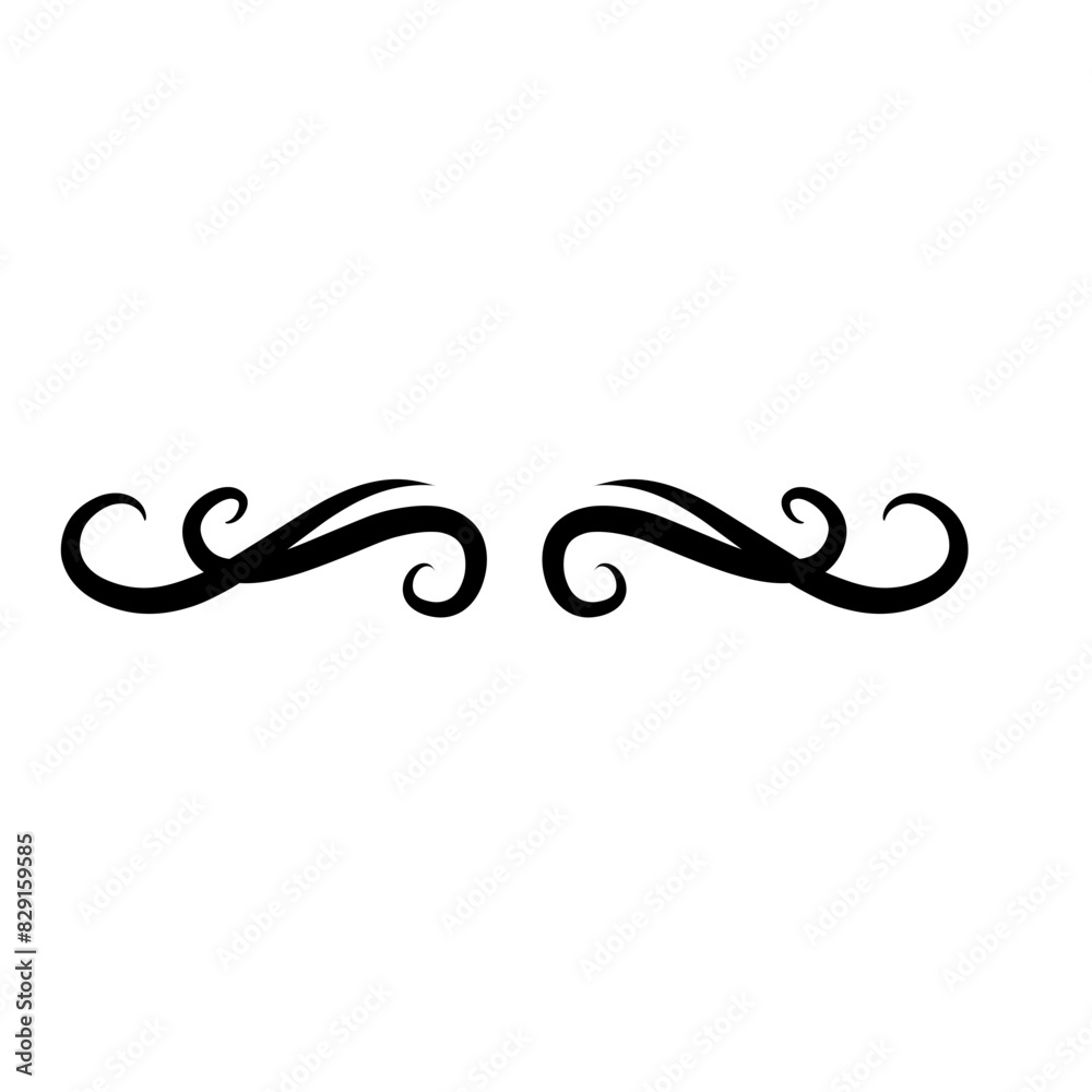 swirl border decoration swirl border decoration