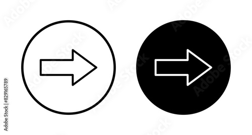 Arrow icon vector isolated on white background. Arrow symbol. Arrow vector icon