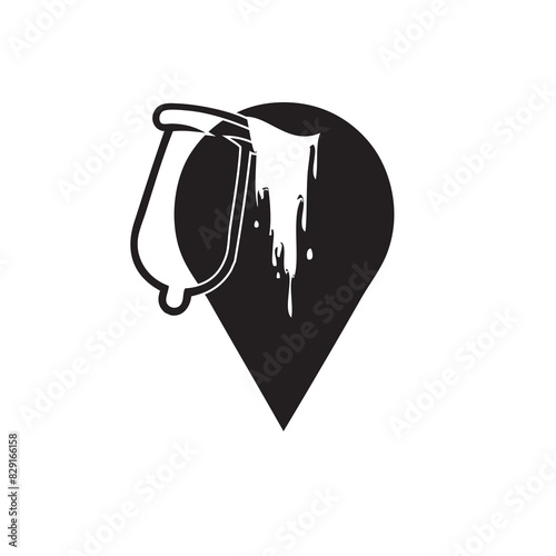 Map symbol for condom