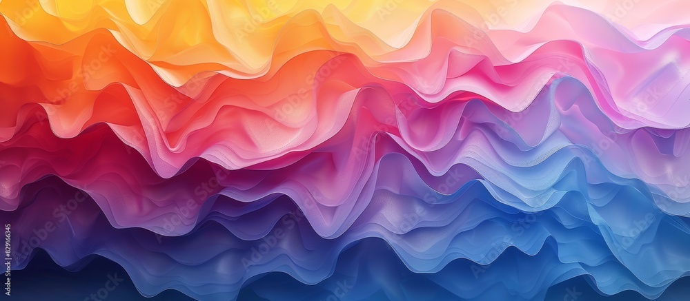 A colorful wave with a blue and pink stripe. The colors are bright and vibrant, creating a sense of energy and excitement. The wave appears to be flowing and dynamic, suggesting movement and life A colorful wave with a blue and pink stripe. The colors are bright and vibrant, creating a sense of energy and excitement. The wave appears to be flowing and dynamic, suggesting movement and life