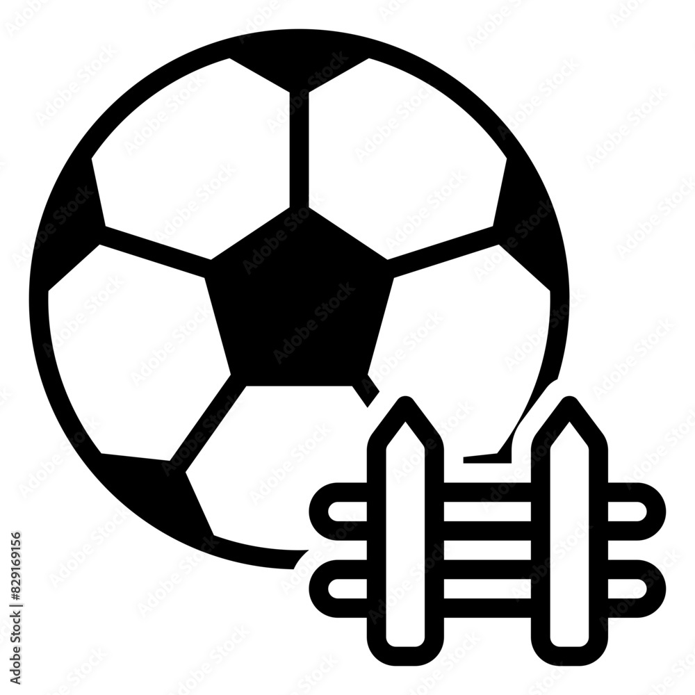 Obraz premium Sport icon, glyph icon style