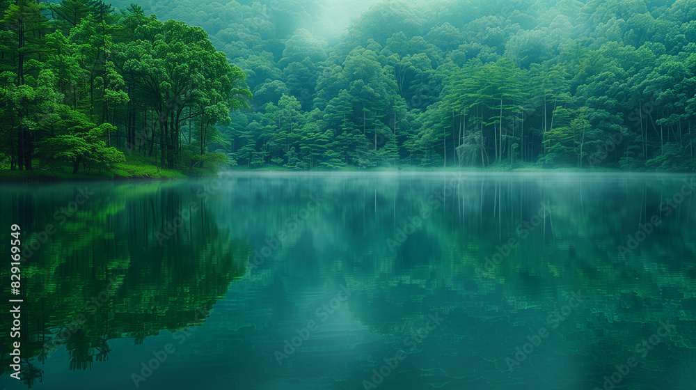 lake in the forest