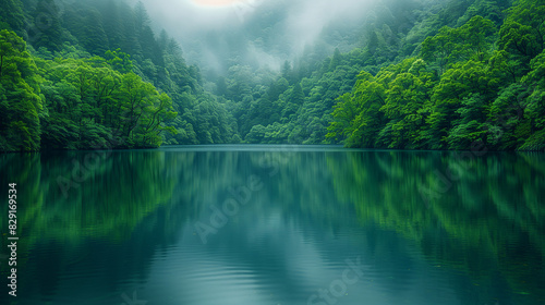 lake in the forest