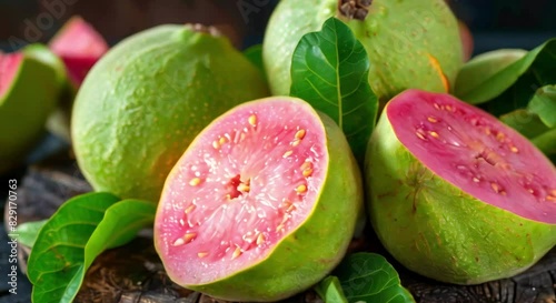 Guava fruit is very fresh and sweet