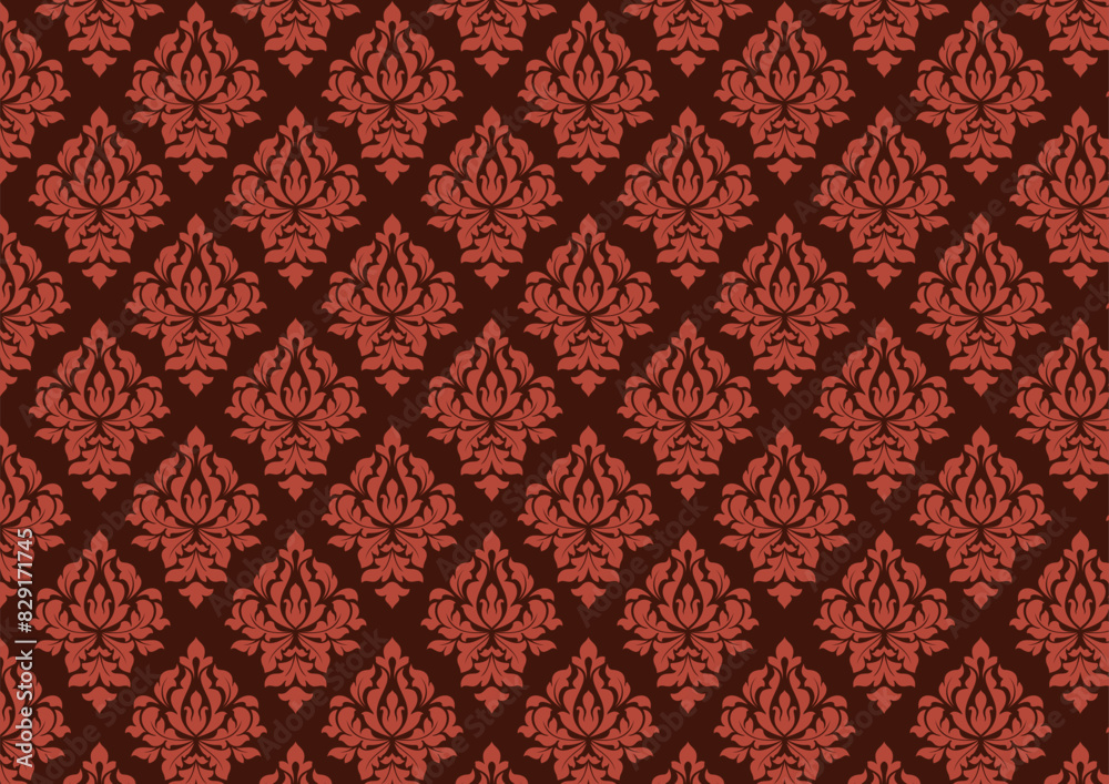 seamless damask pattern seamless damask pattern