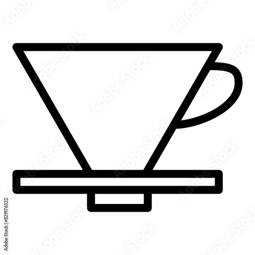coffee dripper icon  photo