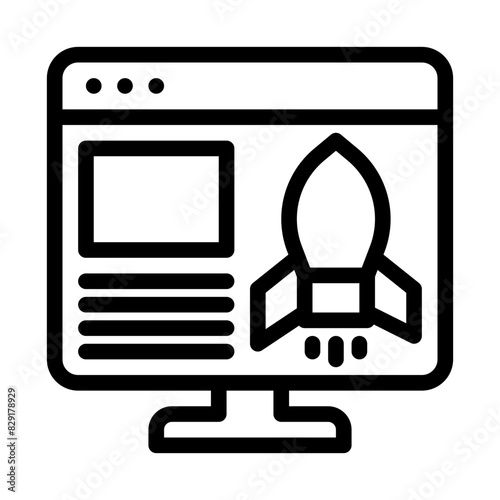 Landing page optimization icon