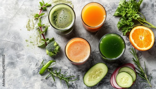 Different Vegetable Juices for Detox