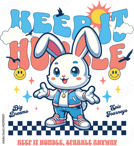 keep it humble funny rabbit