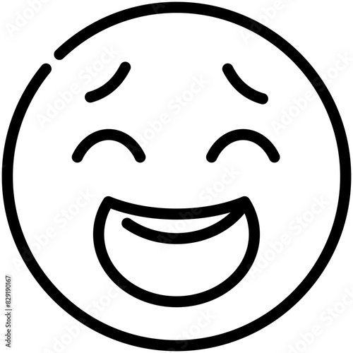 laugh line icon