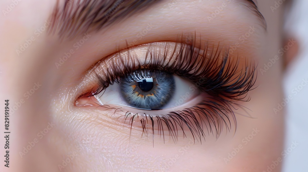 Eyelash Extensions Accentuating a Subtle Cat-Eye Look for a Lifted,Glamorous Gaze Eyelash Extensions Accentuating a Subtle Cat-Eye Look for a Lifted,Glamorous Gaze