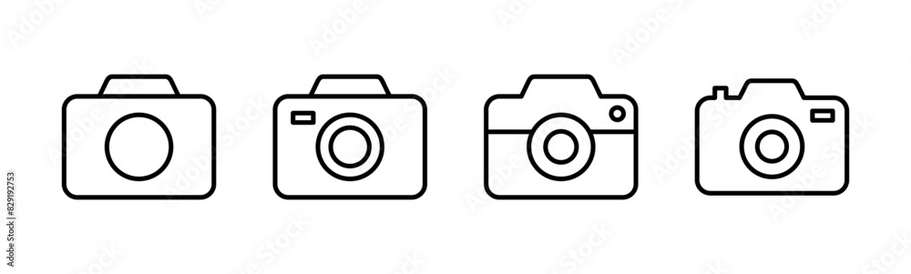 Camera icon set. photo camera icon. camera photography icon. Camera icon set. photo camera icon. camera photography icon.