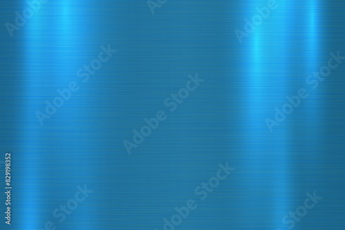 Turquoise brushed steel metal texture background, vector illustration.