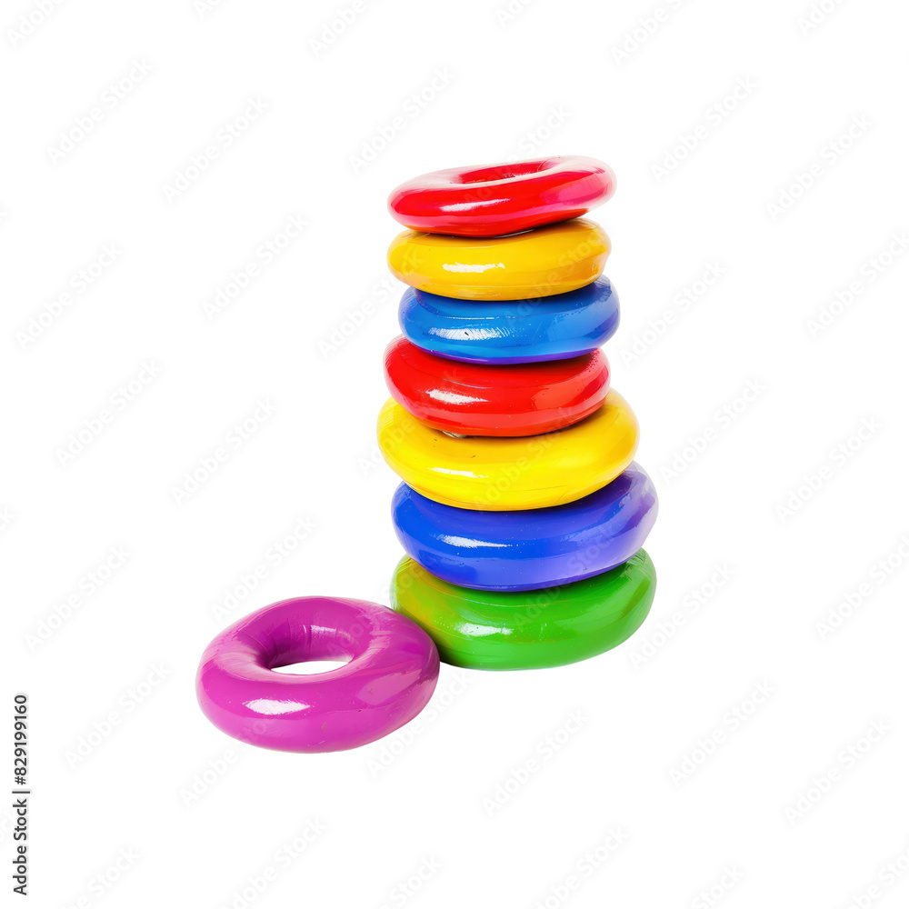 Toy Ball, Isolated On Transparent Background, For Design And Printing