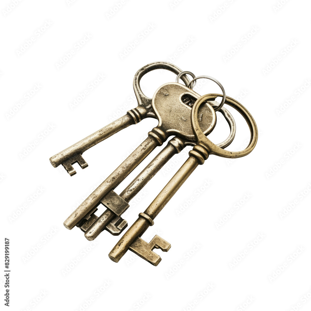 Keys Essential For Unlocking Doors, Isolated On Transparent Background, For Design And Printing Keys Essential For Unlocking Doors, Isolated On Transparent Background, For Design And Printing