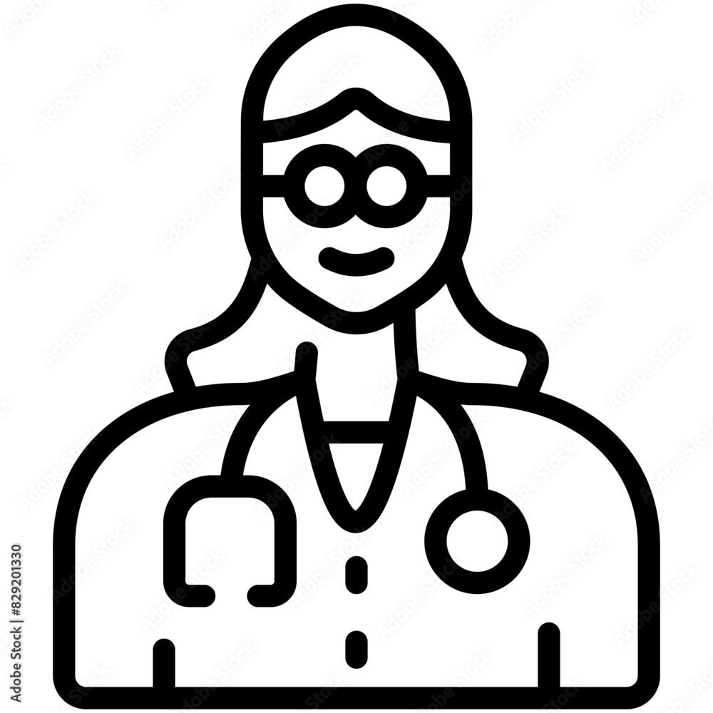 doctor line icon doctor line icon