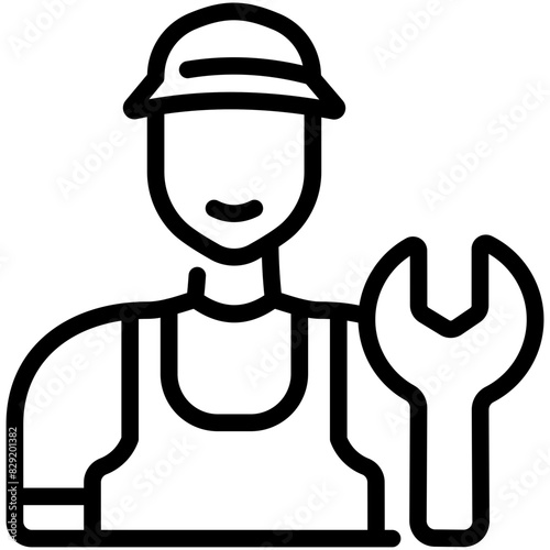 technician line icon