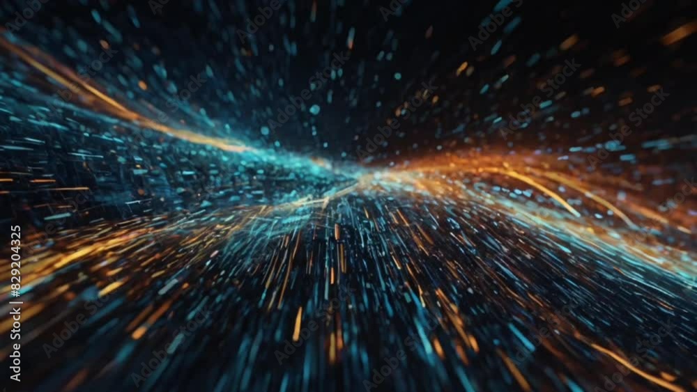 data stream concept abstract background