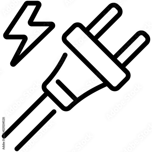 plug line icon