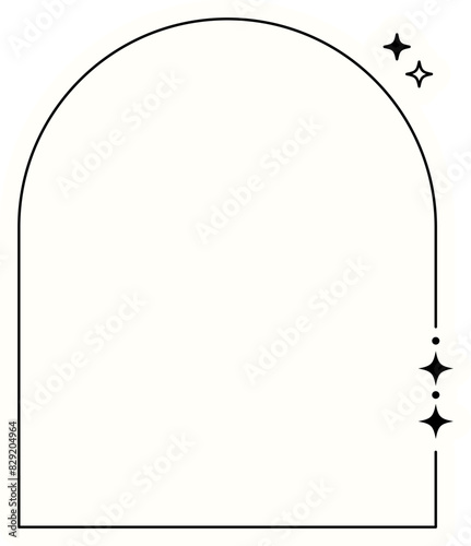 Aesthetic y2k text frame
