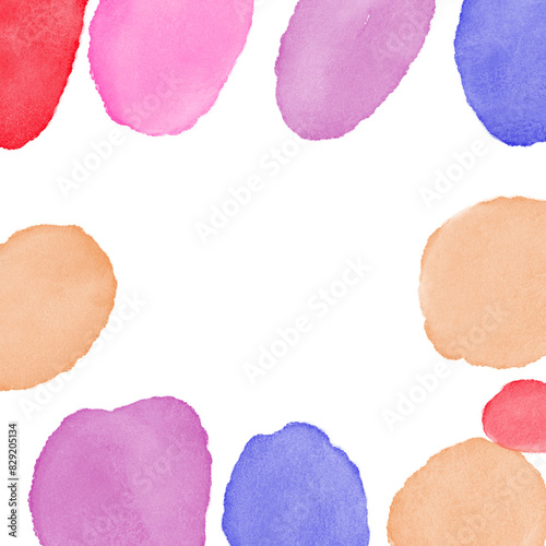 Watercolor Abstract Blobs Backdrop