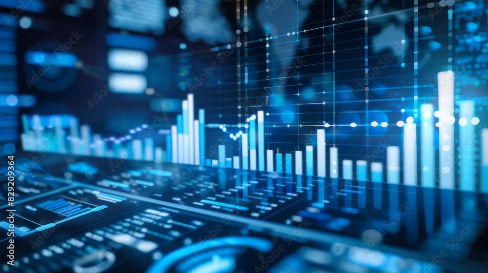 Economic growth is propelled by advanced data analysis in finance and technology, transforming global business networks Economic growth is propelled by advanced data analysis in finance and technology, transforming global business networks