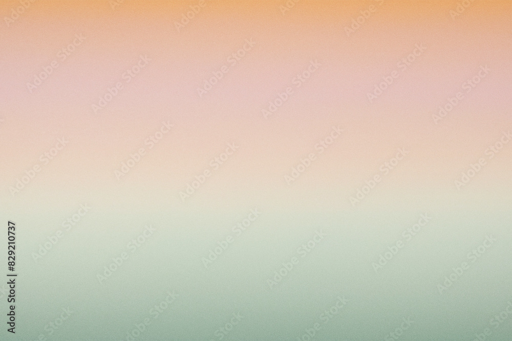 Abstract colorful gradient background with grainy style effect. Retro pastel green grainy wallpaper.