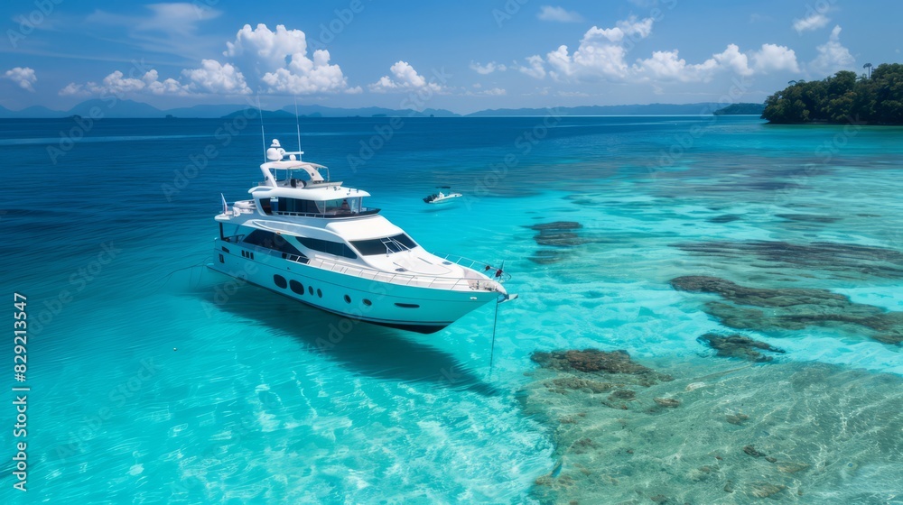 Private Yachts: Embark on a voyage aboard a private yacht, sailing through crystal-clear waters and enjoying the ultimate in luxury travel.