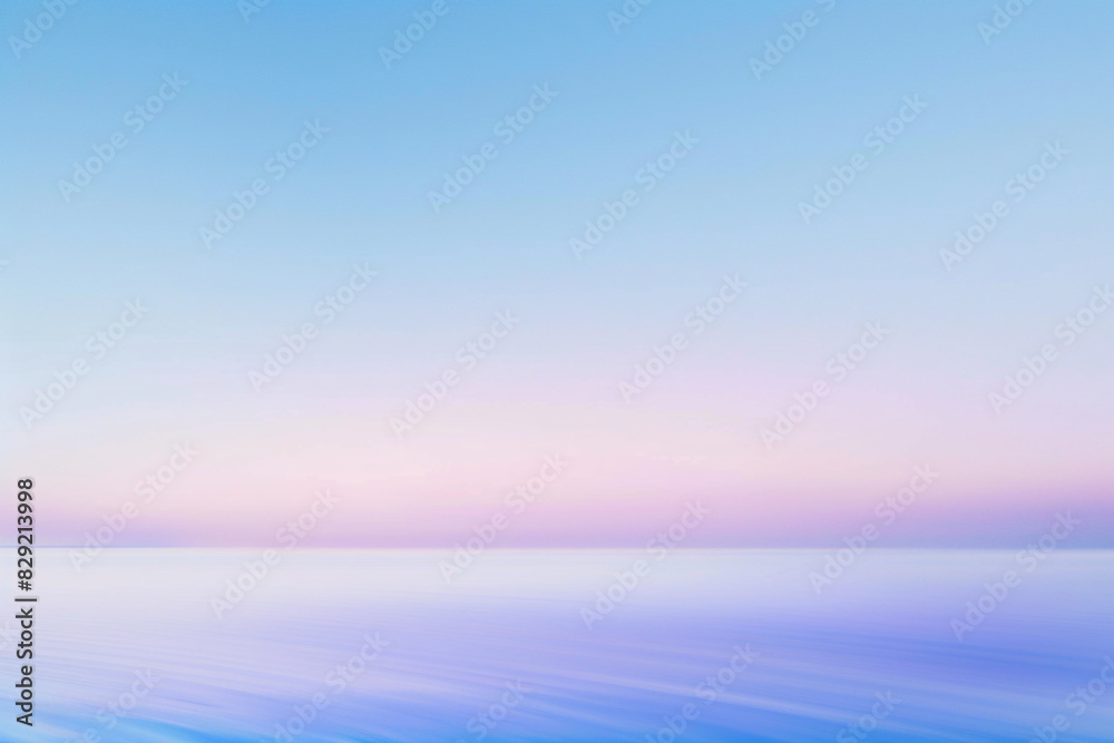 Calm and serene abstract blur in sky blue and lavender, designed for spaces focused on tranquility.