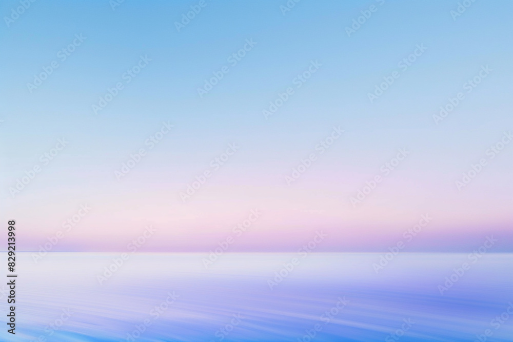 Obraz premium Calm and serene abstract blur in sky blue and lavender, designed for spaces focused on tranquility.
