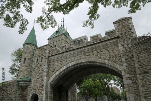 St Louis Gate on the sky - Quebec City, Canada