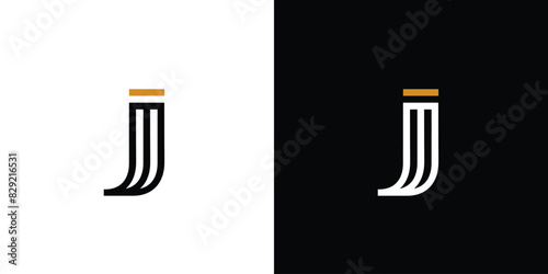 Modern and unique J logo design