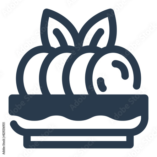 Classic French Ratatouille Dish Vector Icon Illustration