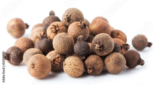 Allspice on a white background