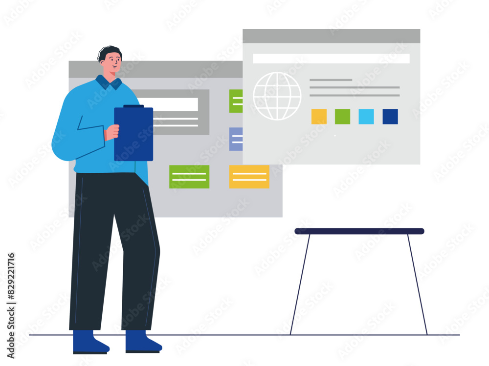 SEO analysis. SEO vector illustration SEO analysis. SEO vector illustration