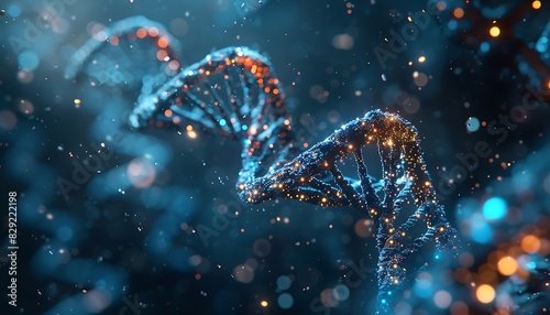 Medical Genetic Research with DNA Helix