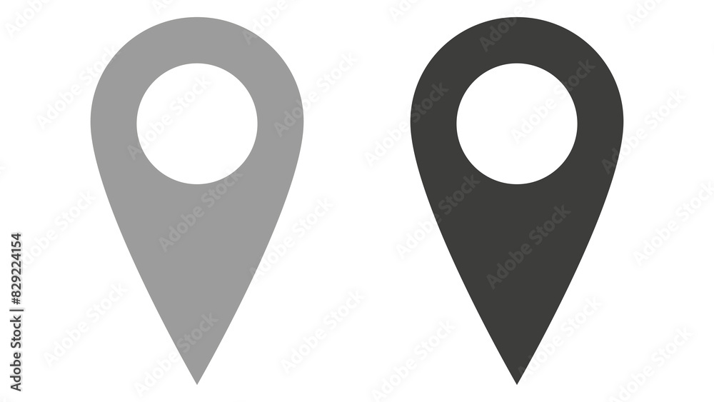 location icon set design illustration location icon set design illustration