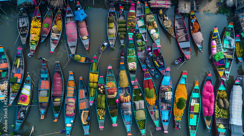 a floating market photo