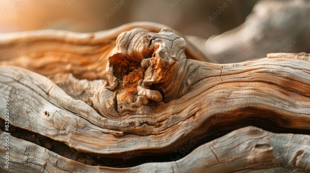 Gnarled Tree Trunk With Intricate Knots And Burls Gnarled Tree Trunk With Intricate Knots And Burls