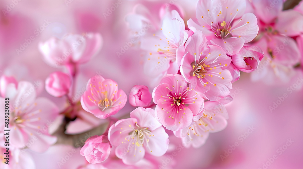 pink sakura flowers, cherry blossoms in April. macro photography. pink sakura flowers, cherry blossoms in April. macro photography.