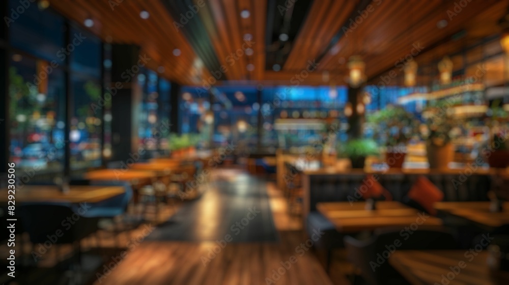 blur background of a restaurant or coffee shop