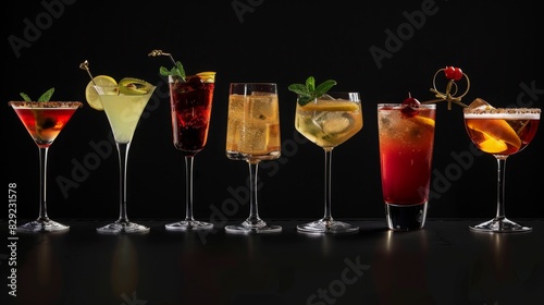 cocktail on the table