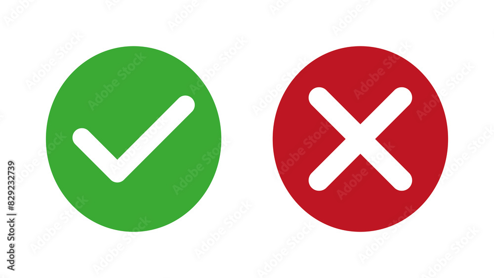 Check mark icon button set Check mark icon button set