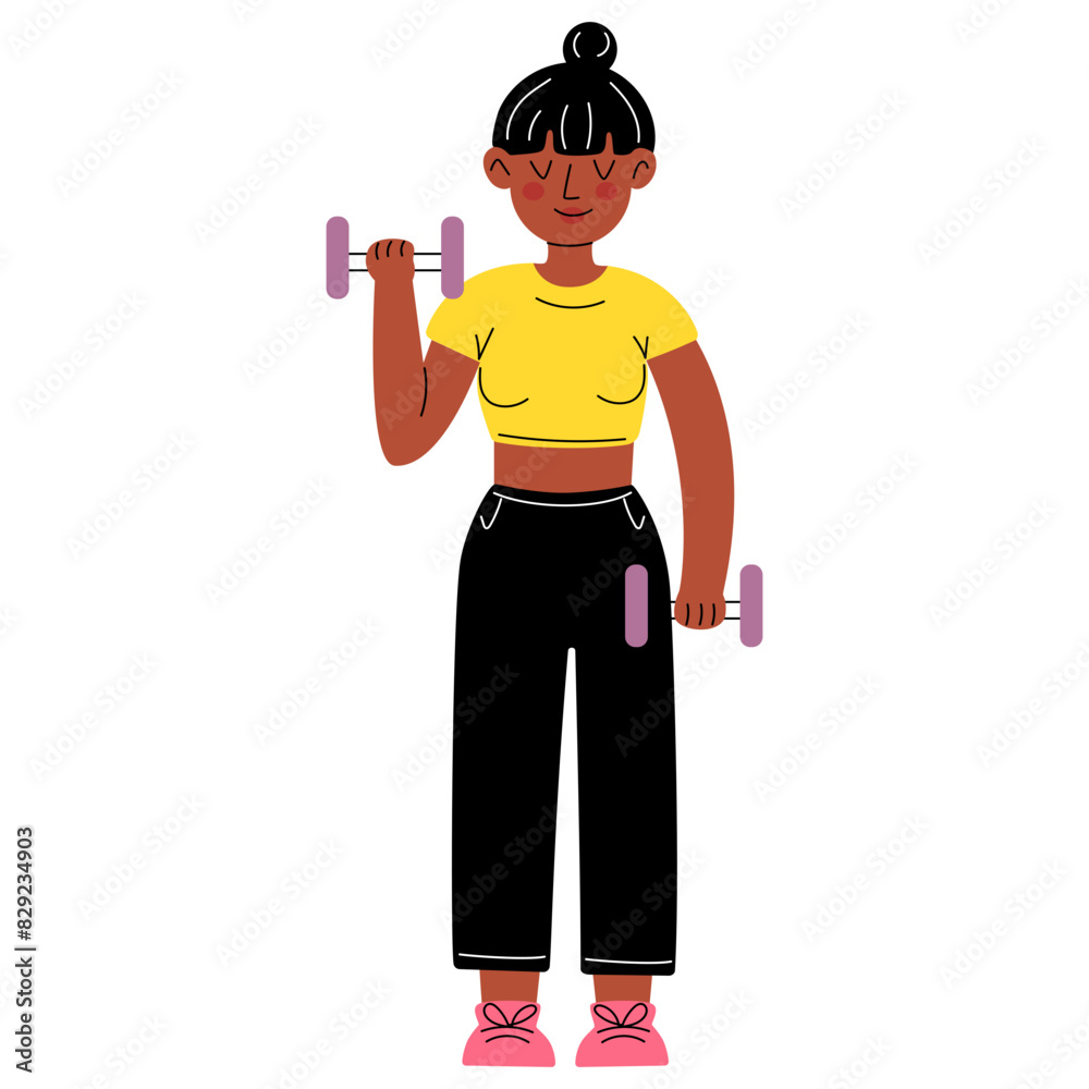 Curls Illustration Curls Illustration