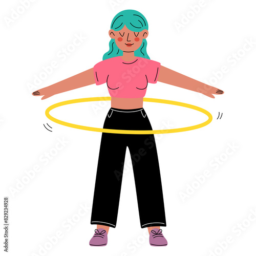 Hula Hoop Illustration
